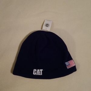 A fleece cat hat one size